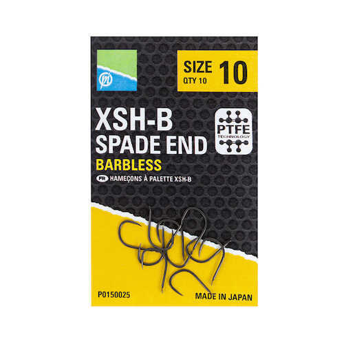 Brand New Preston Innovations XSH-B Barbless Spade End Hooks All Sizes 