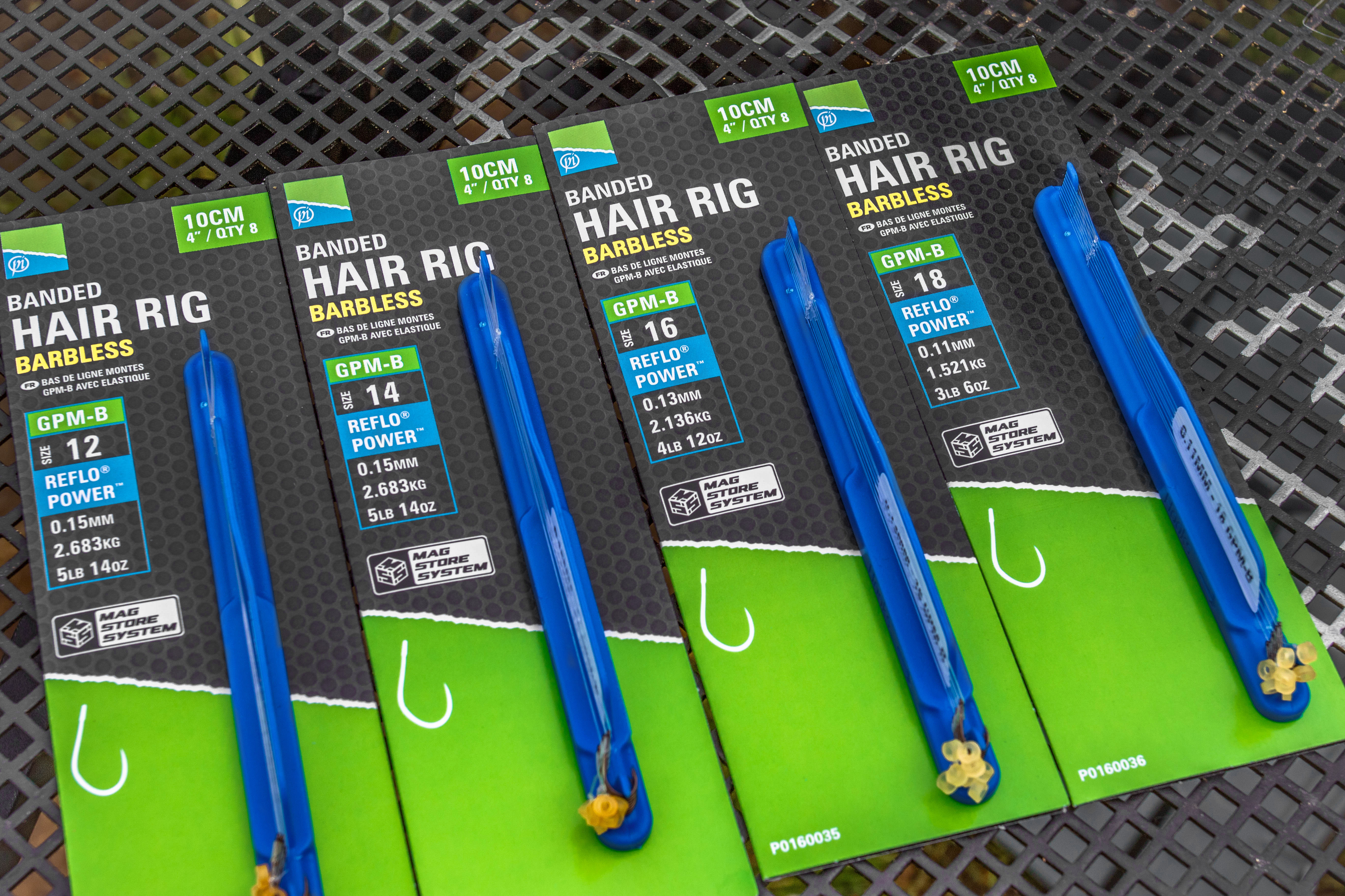 Gpm-B Banded Hair Rigs - 4 Gpm-B Banded Hair Rigs - 4