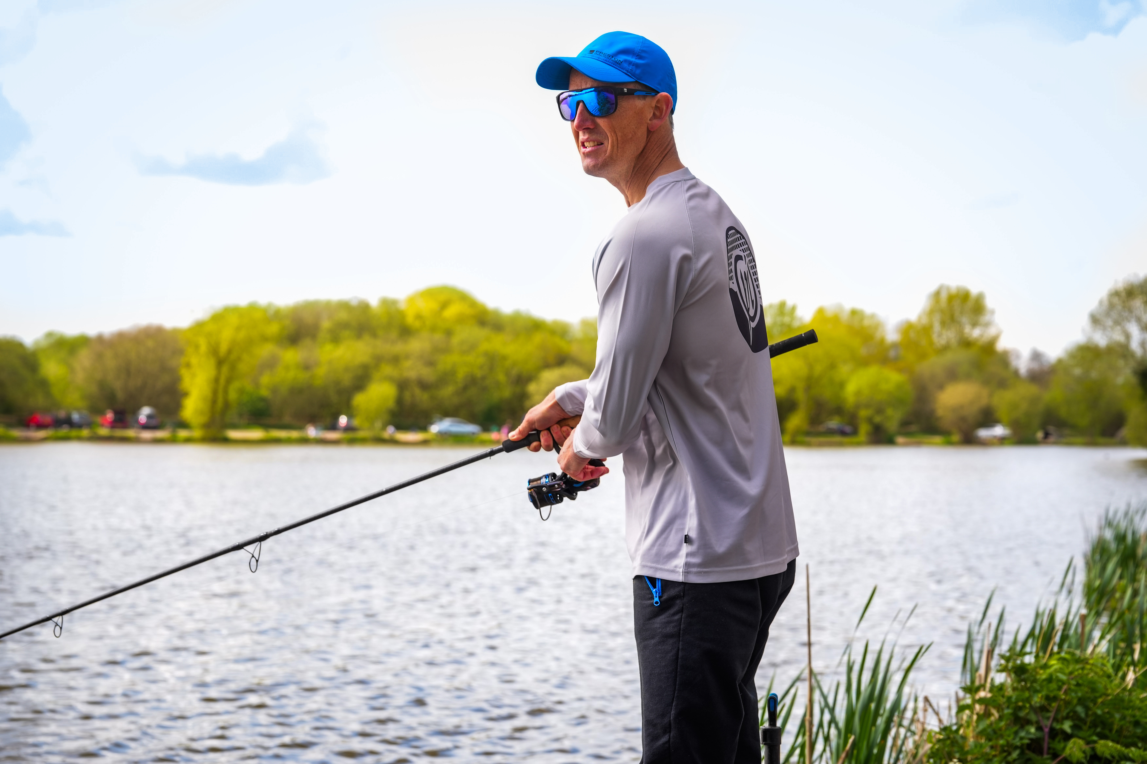Maglia anti-sole grigia ad alte prestazioni UPF-40